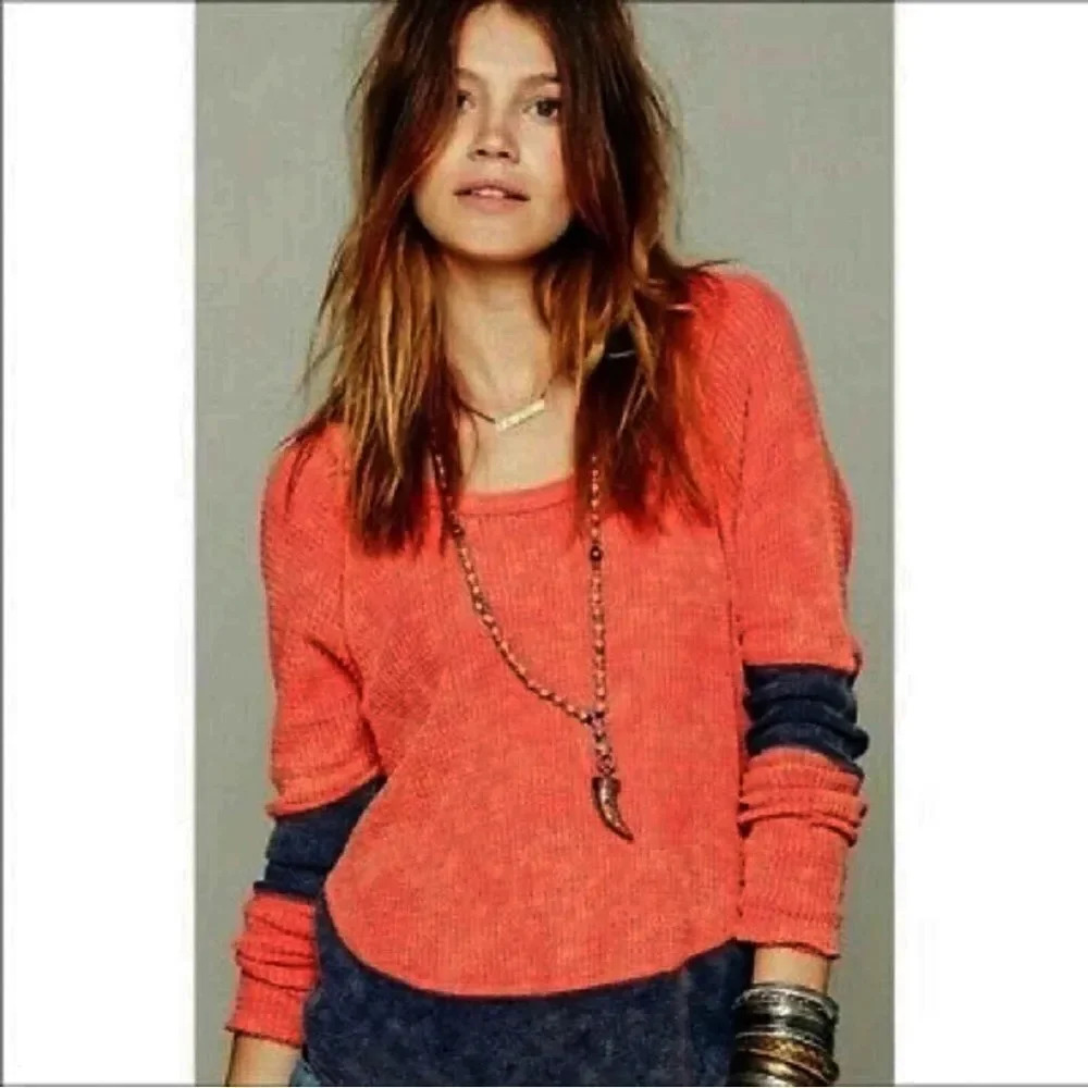 Free People Diamond Dozen Oversized Thermal - Picture 2 of 8
